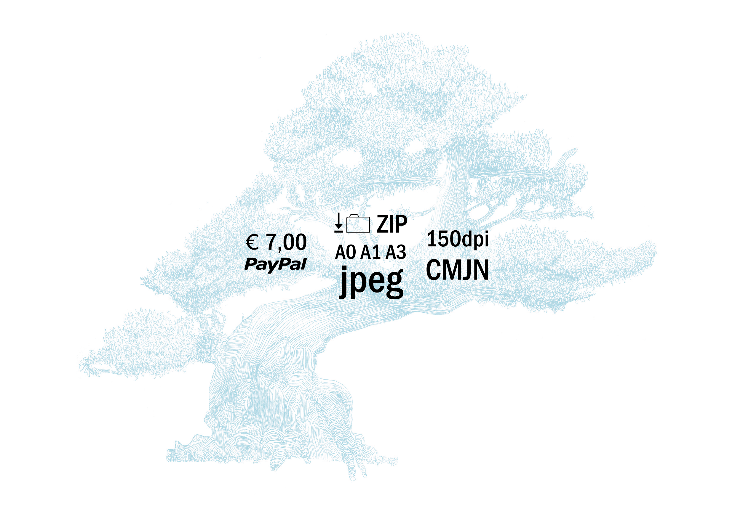 fond arbre généalogique bonsai maya impression