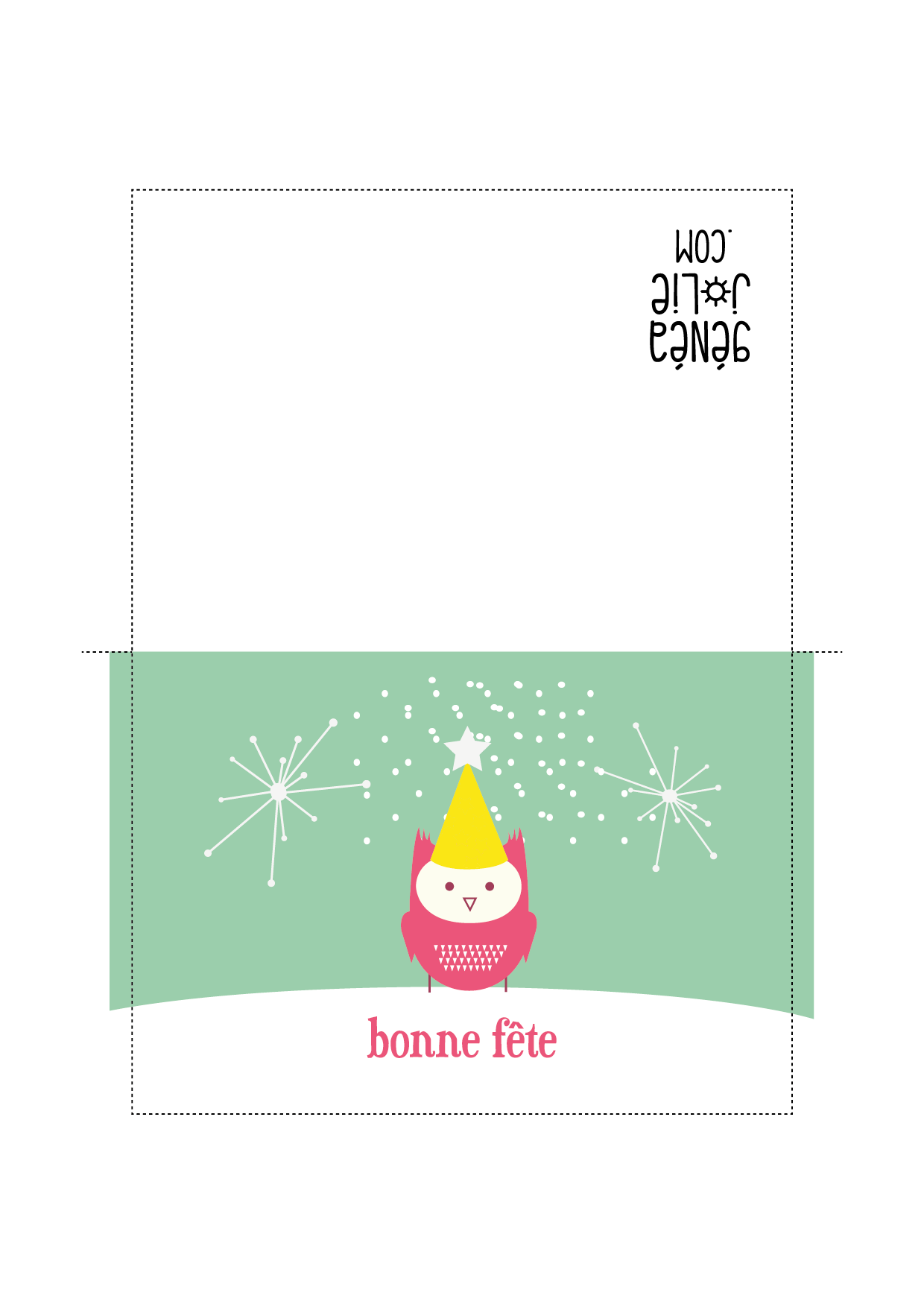 bonne fête carte geneajolie